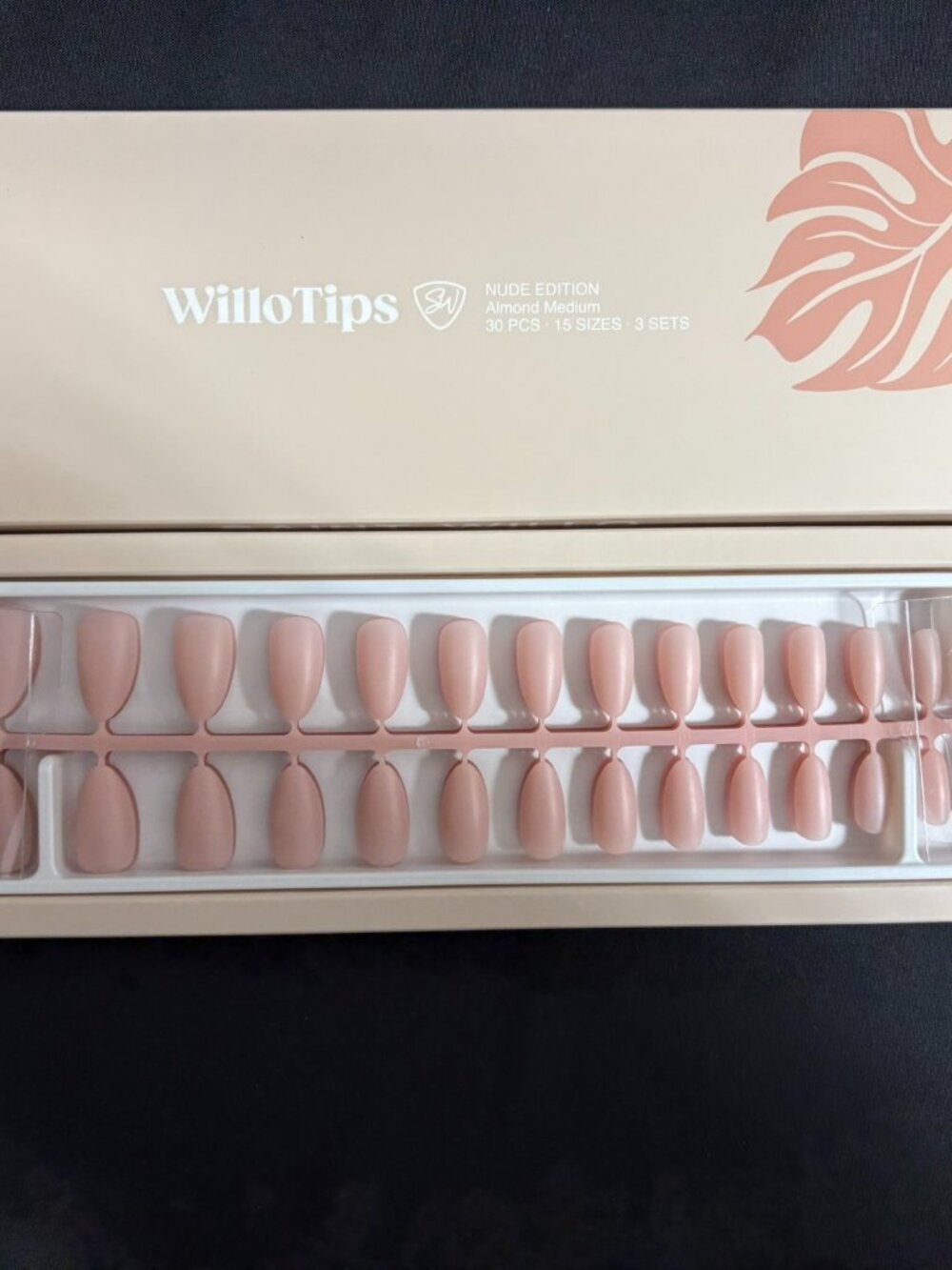 Saint Willo Willo Tips Xtension Kit Nude Edition Soft Gel Nails-Almond Med Nude